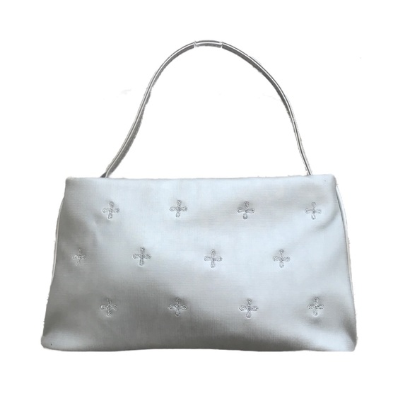 Kitschy 90’s Satin Effect Wristlet Clutch | Mini - Picture 3 of 7